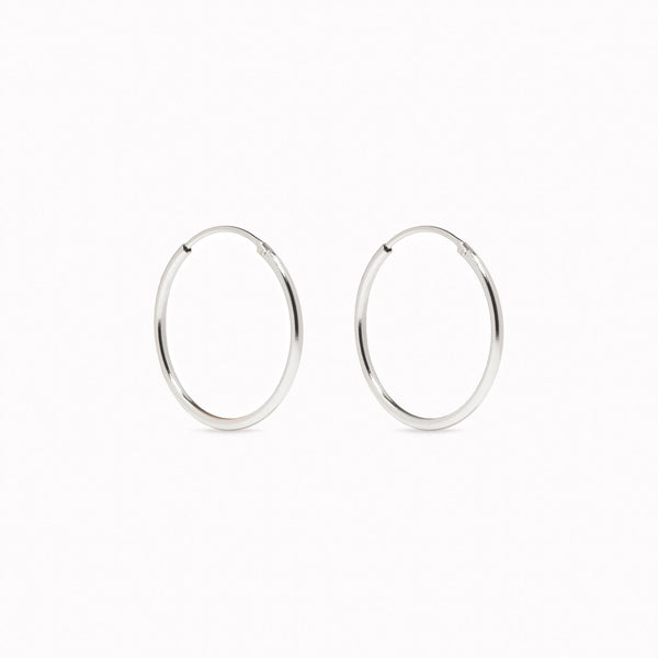The Minimalist 14K Gold Hoops