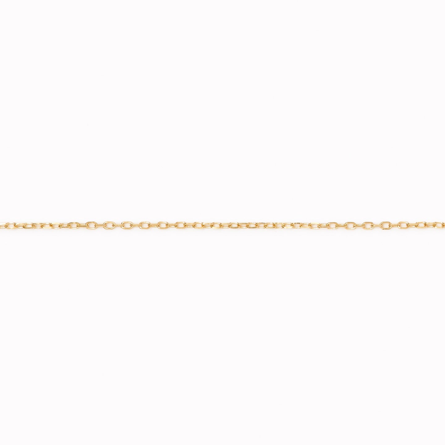 14k Gold Cable Chain Necklace (16 inches) - Tyra