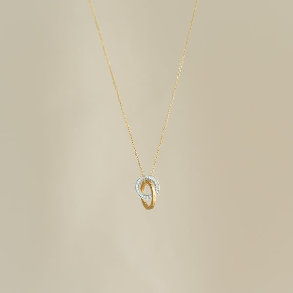 diamond-double-circle-necklace