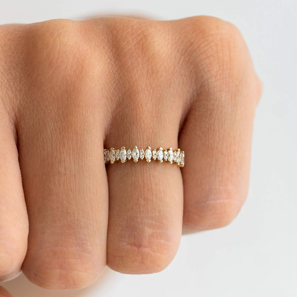 Icicle Lab Grown Diamond Ring - Signe | Linjer Jewelry