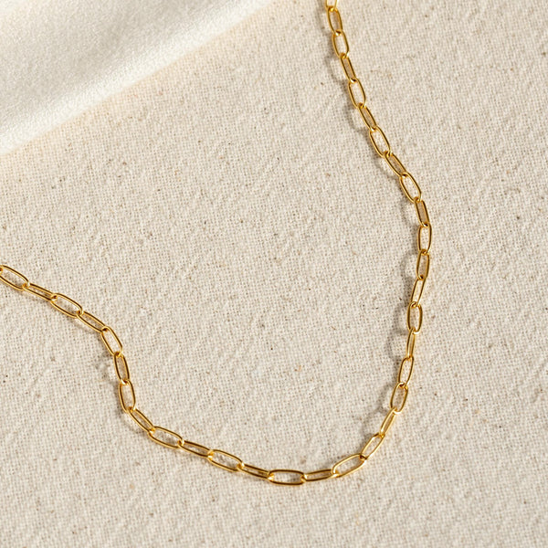 Linjer Snake Chain Necklace, Gold Vermeil