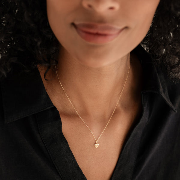 Heart Charm 14k Gold | Linjer Jewelry