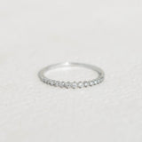 Graduated Diamond Ring White Gold - Ophelia