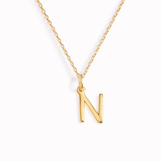 N, Gold Vermeil