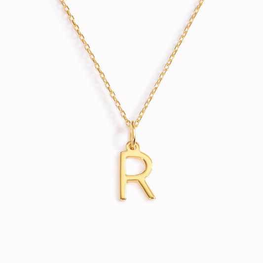 R, Gold Vermeil