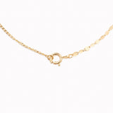 Petal chain necklace in 14k solid gold