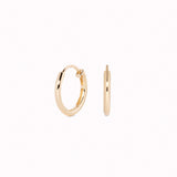 14k Gold Huggie Earrings - Emilia