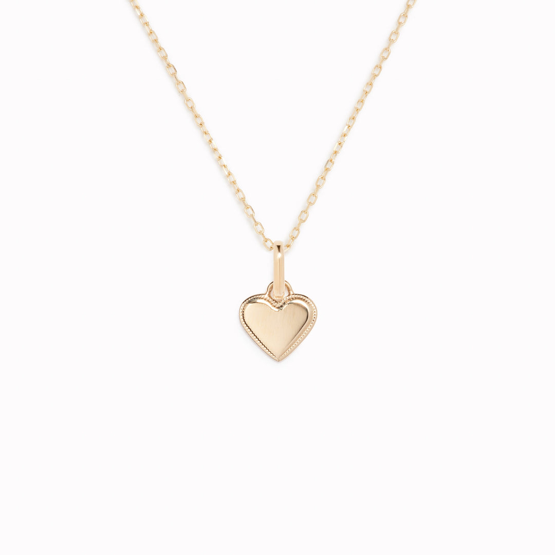 Heart Charm 14k Gold | Linjer Jewelry