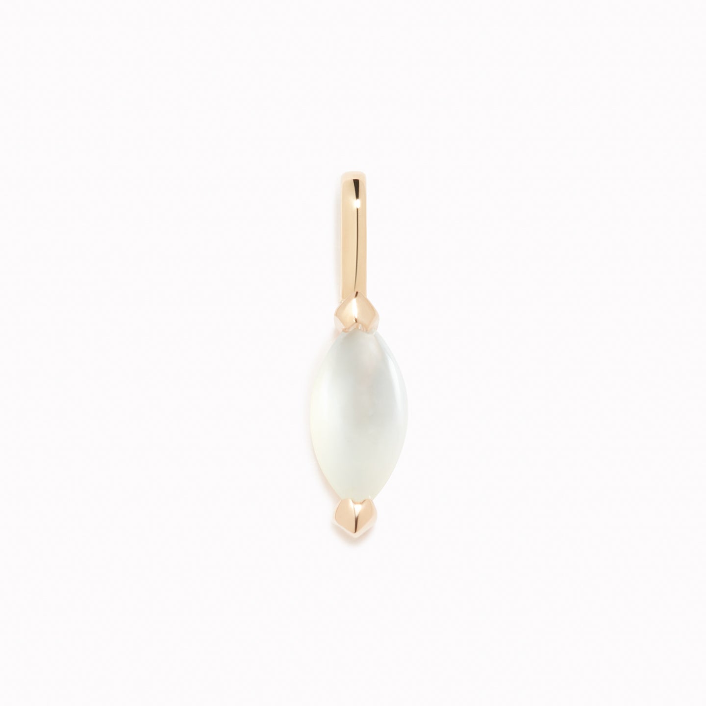 June Birthstone Pendant 14k Gold - Mother of Pearl