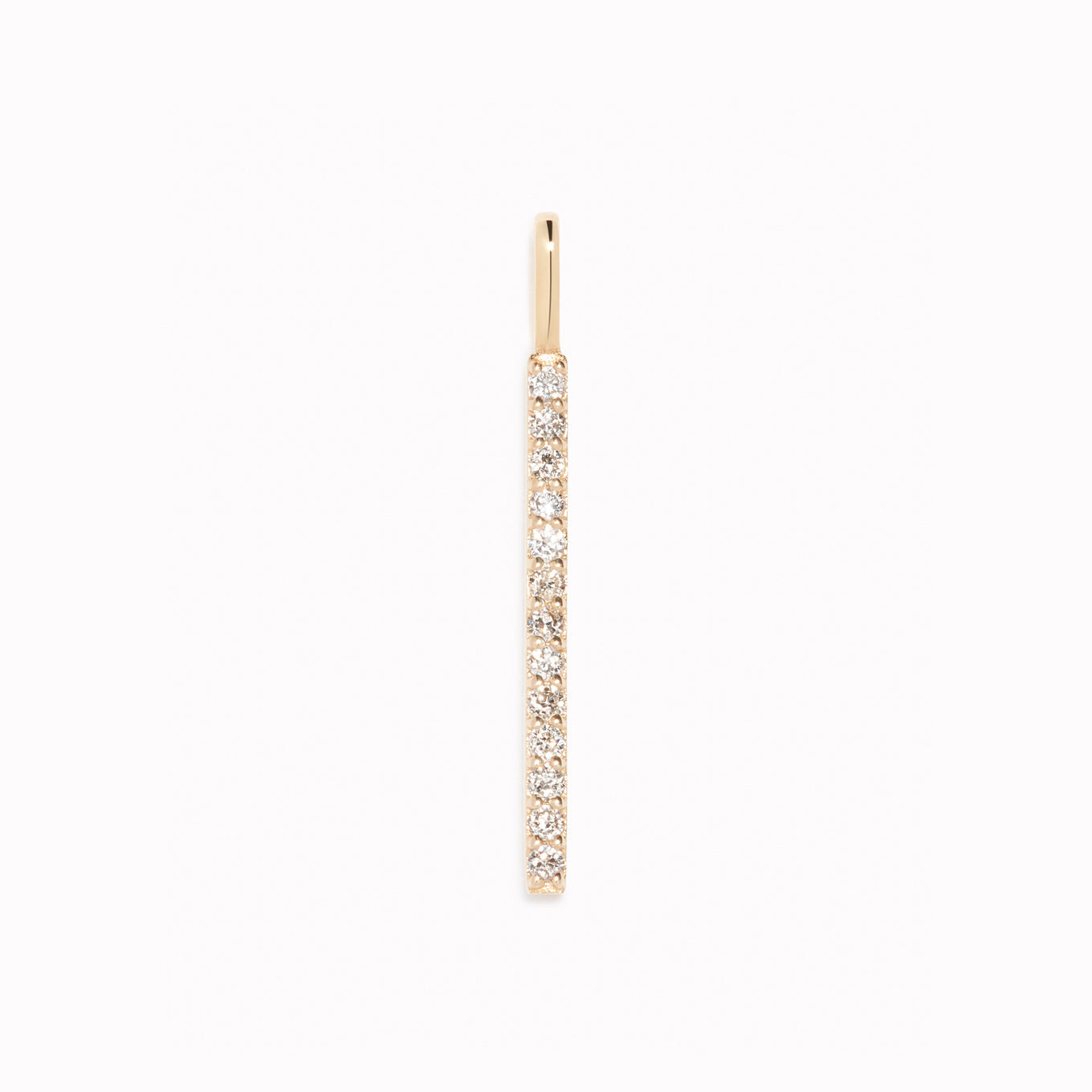 Diamond Line Pendant 14k Gold | Linjer Jewelry
