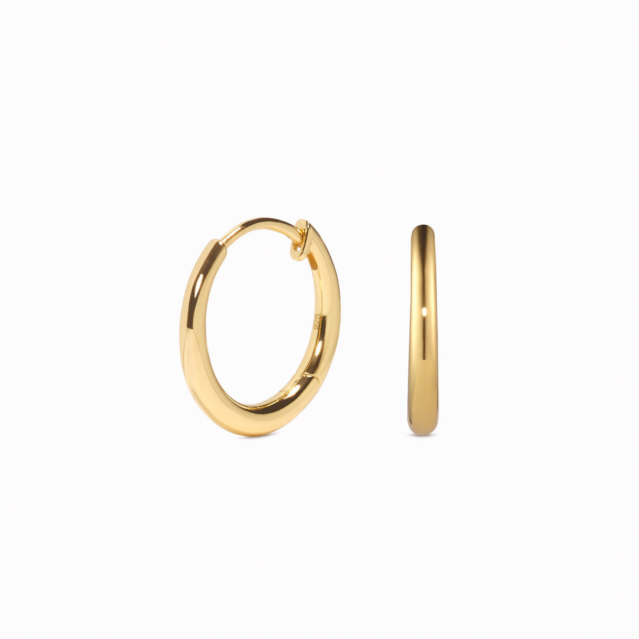 Tapered Hoop Earrings - Daphne | Linjer Jewelry