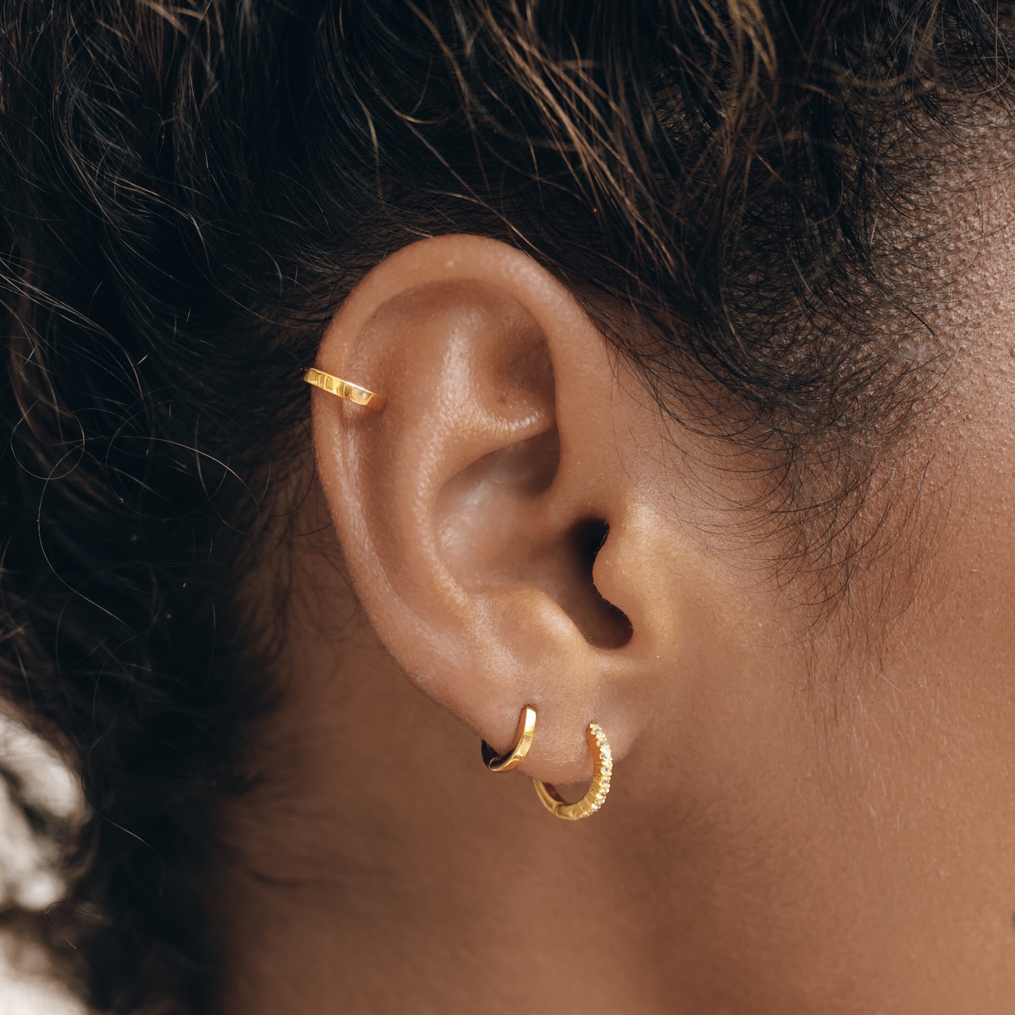 Mini Hoop Earring | Linjer Jewelry