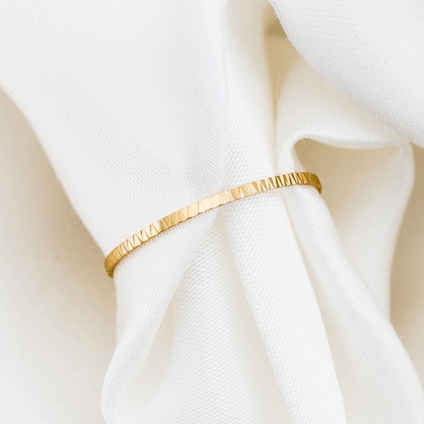 14k Gold Textured Ring - Cora