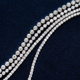 Half Diamond Tennis Bracelet 14k White Gold (1.8 ct tw)