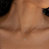 Diamond Sun Necklace 14k Gold - Lova