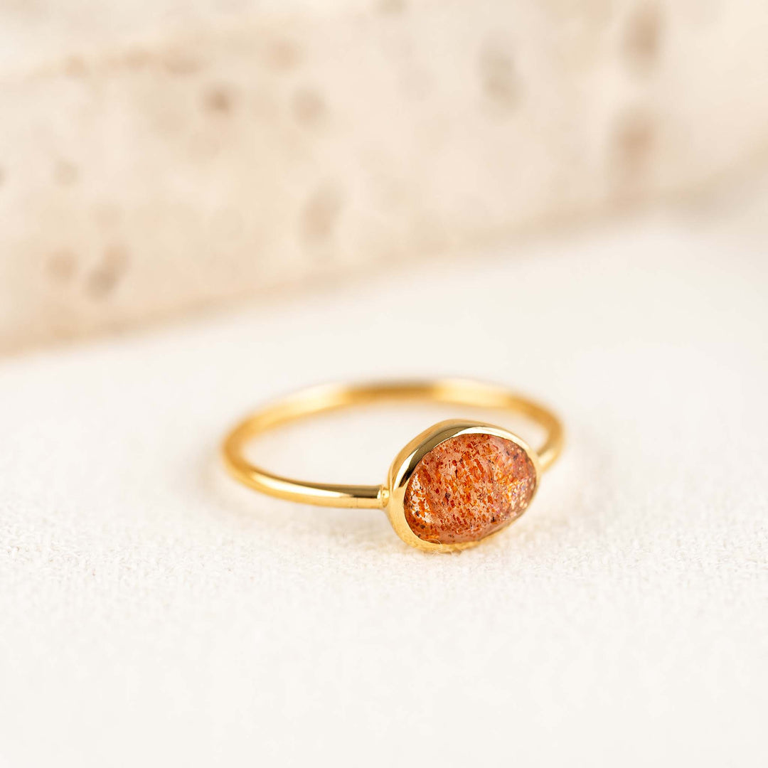 Sunstone Ring - Iris | Linjer Jewelry
