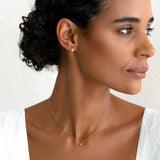 Emerald Pendant Necklace 14k Gold - Amalie
