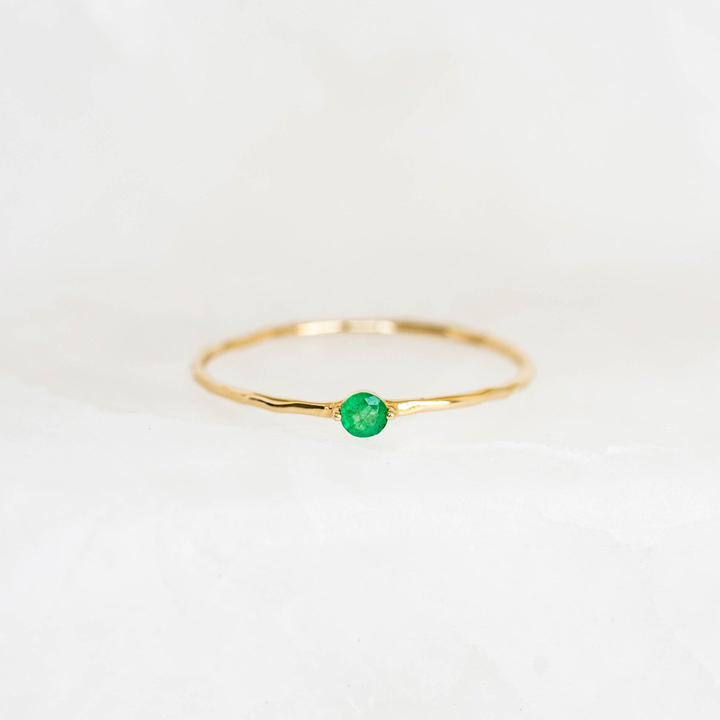 Emerald Ring 14k Gold - Penelope
