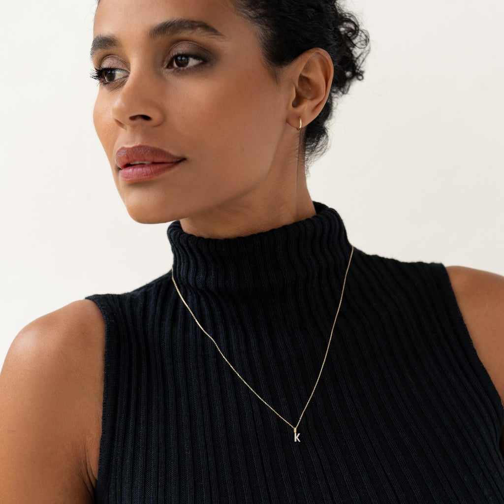 14k Gold Cable Chain Necklace (20 inches) - Tyra | Linjer Jewelry