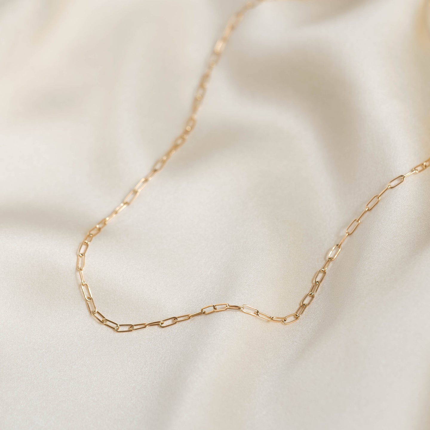 Chain Link Necklace 14k Gold | Linjer Jewelry