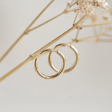 14k Gold Huggie Earrings - Emilia