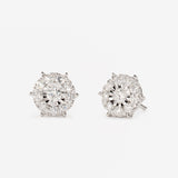 Diamond Earrings - 3 Carat Miracle Plate