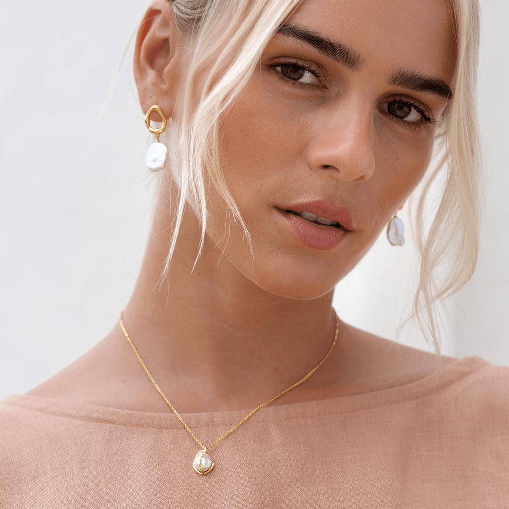 Keshi Pearl Necklace - Marit | Linjer Jewelry