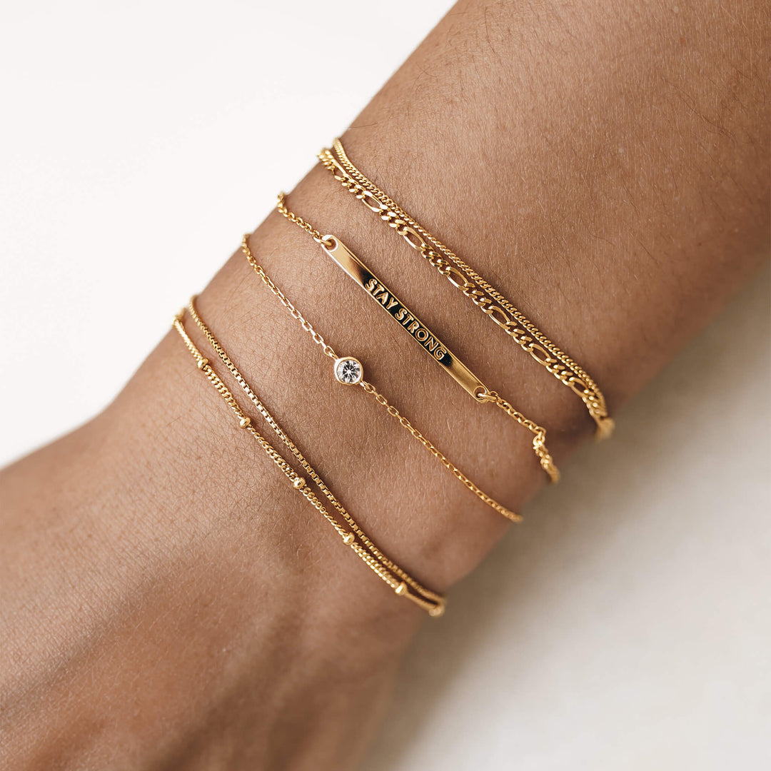 Double Chain Bracelet - Kjersti | Linjer Jewelry