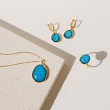 Amalfi Blue Statement Earrings - Serendipity
