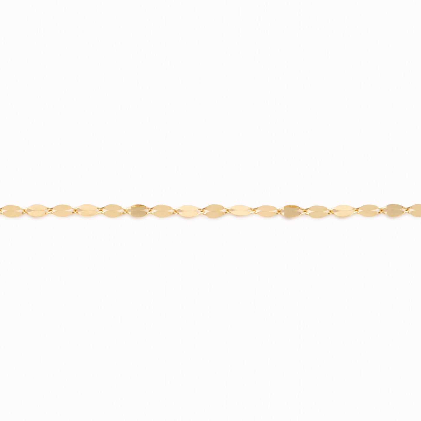 14k Gold Petal Chain Necklace - Fleur