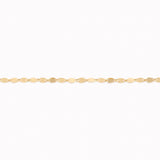 14k Gold Petal Chain Necklace - Fleur