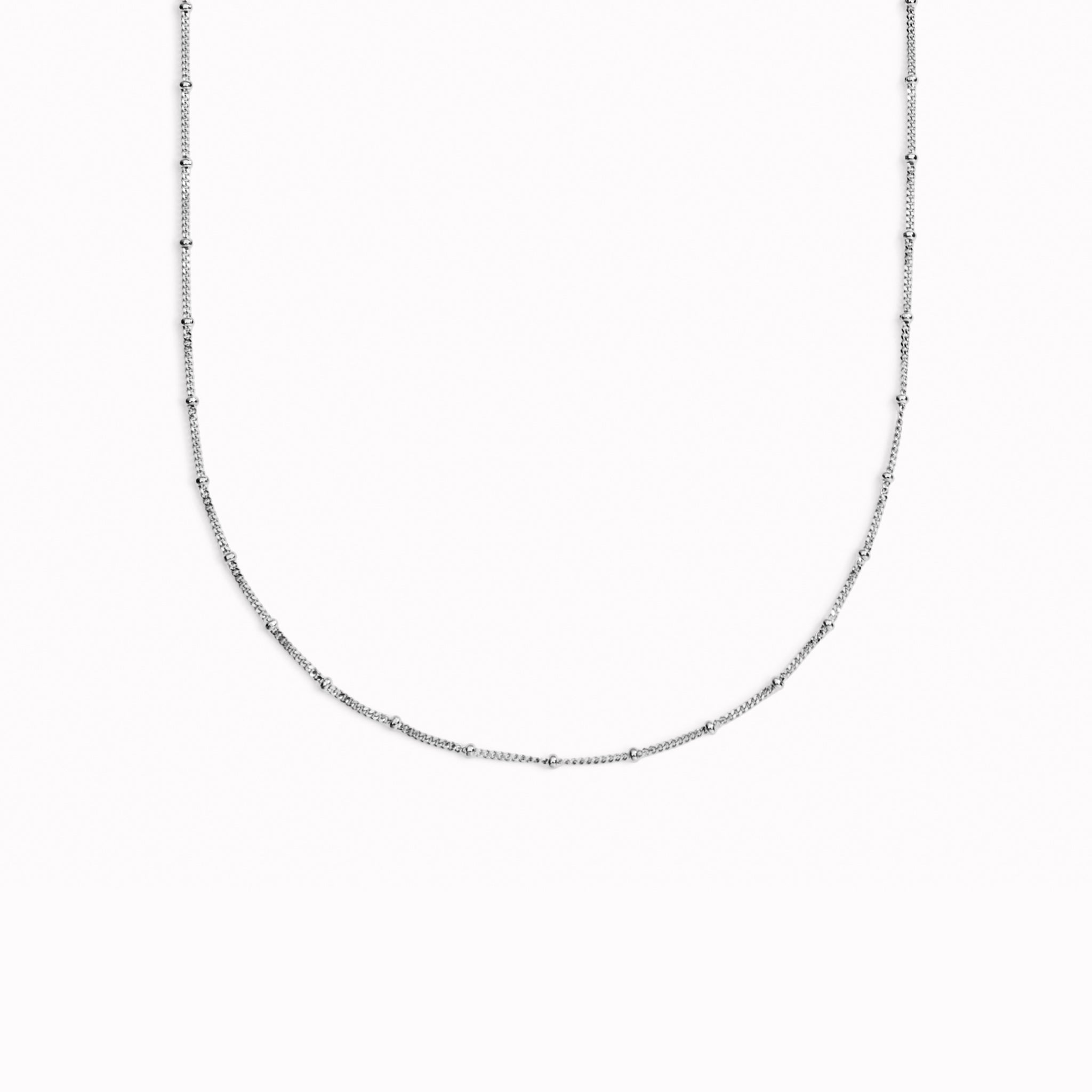 Silver Singapore Chain - Leknes | Linjer Jewelry