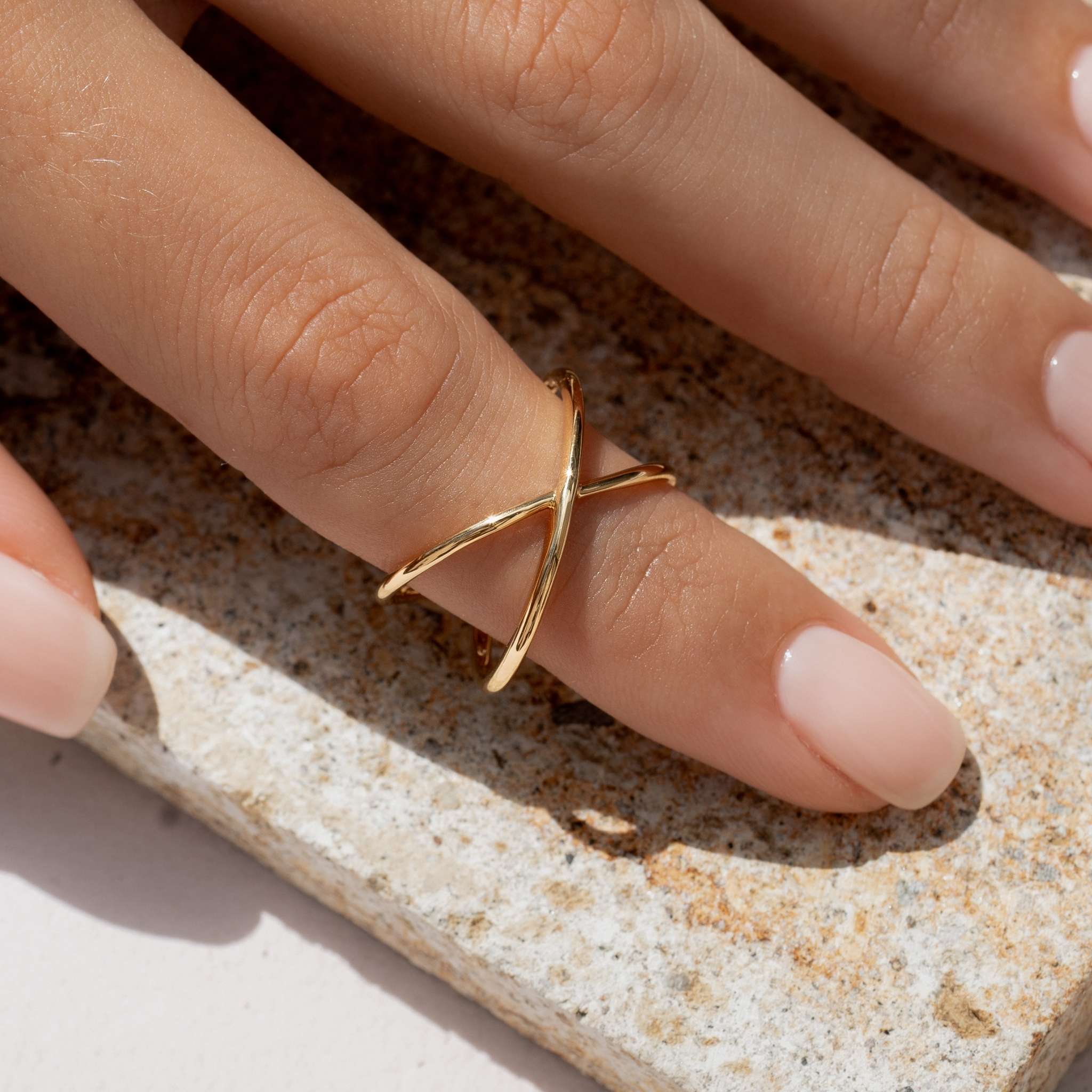 Criss Cross Ring - Anina | Linjer Jewelry