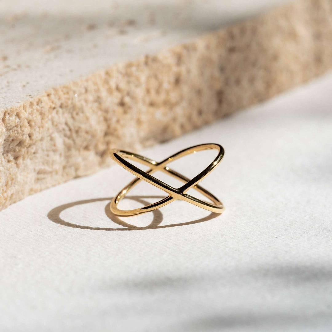 Criss Cross Ring - Anina | Linjer Jewelry