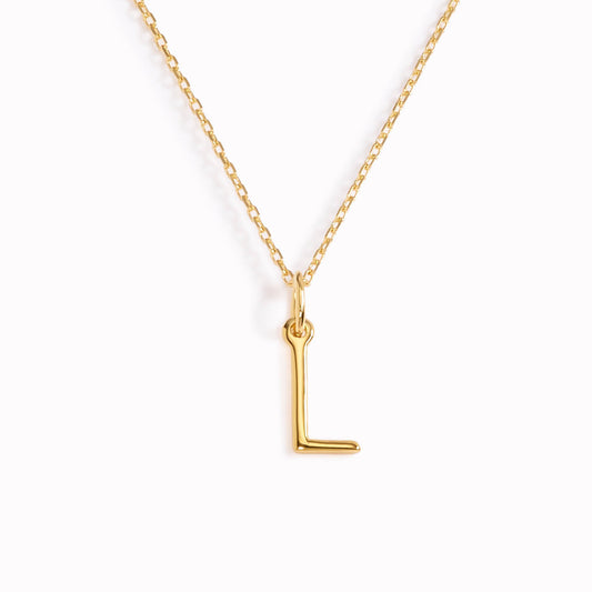 L, Gold Vermeil