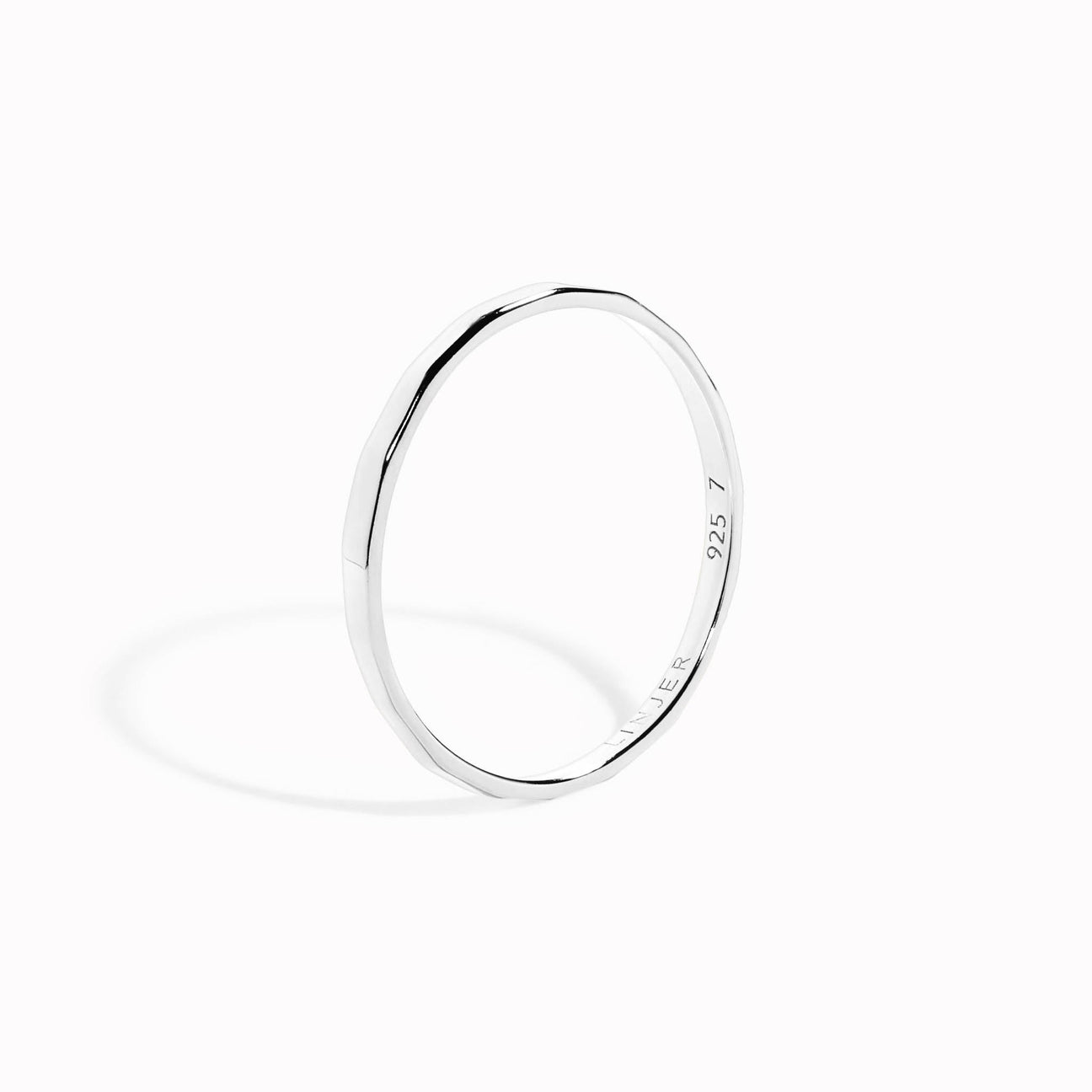 Silver Stacking Ring - Lita | Linjer Jewelry