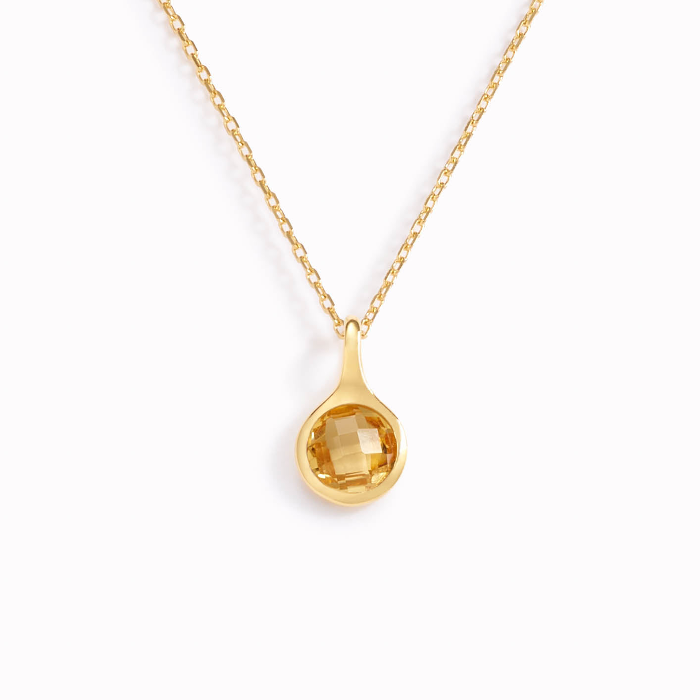 Minimalist Citrine Necklace, November Birthstone Necklace, Gold Citrine  Jewelry, Simple Necklace - Etsy