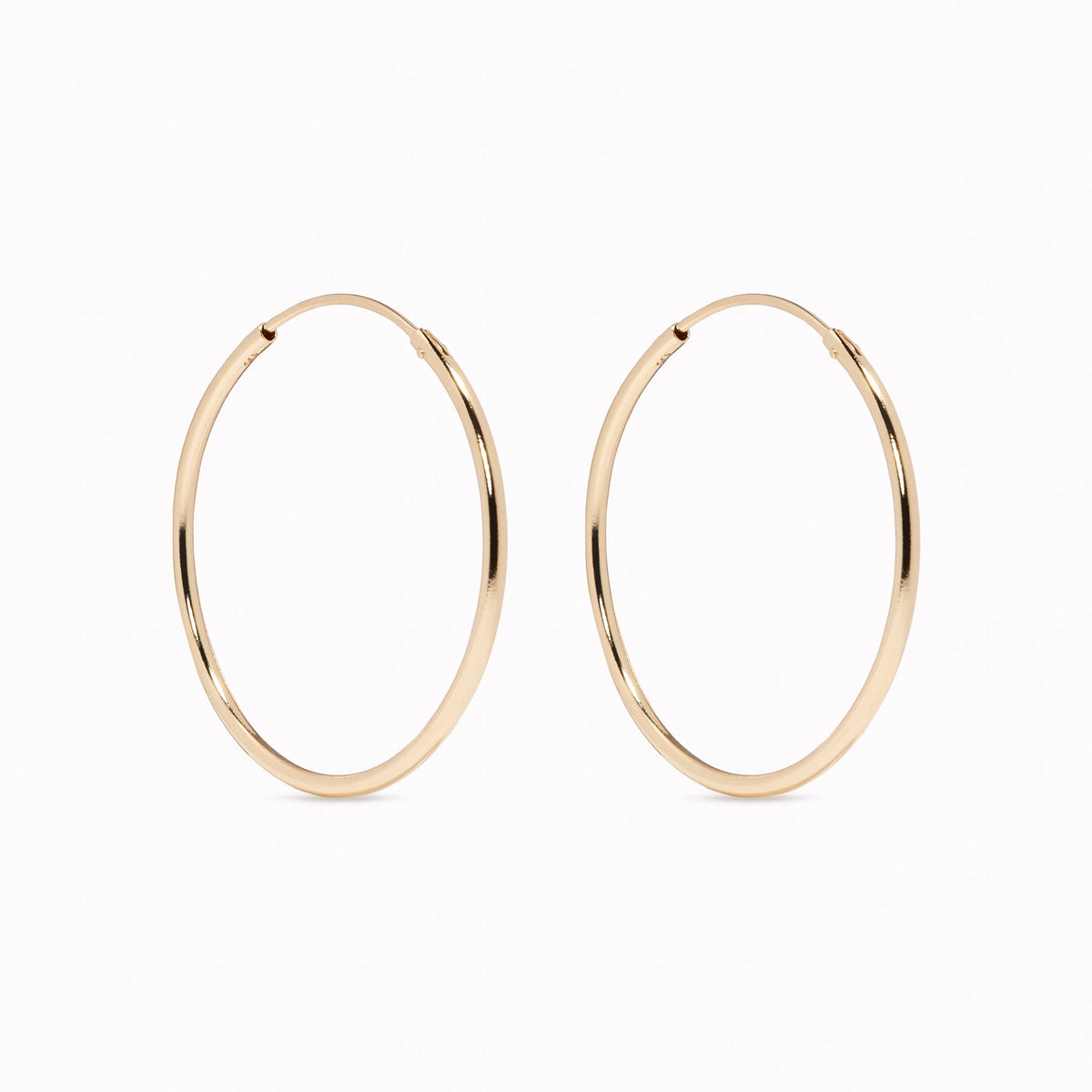 14K gold hoops