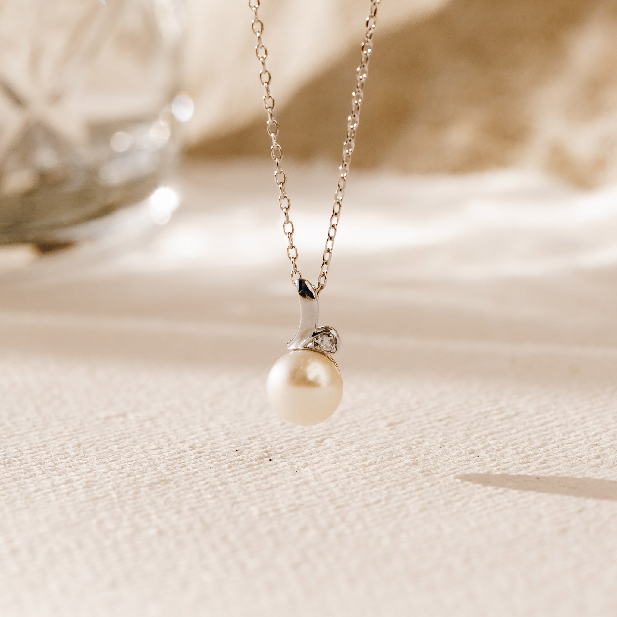Pearl Necklace - Celine | Linjer Jewelry