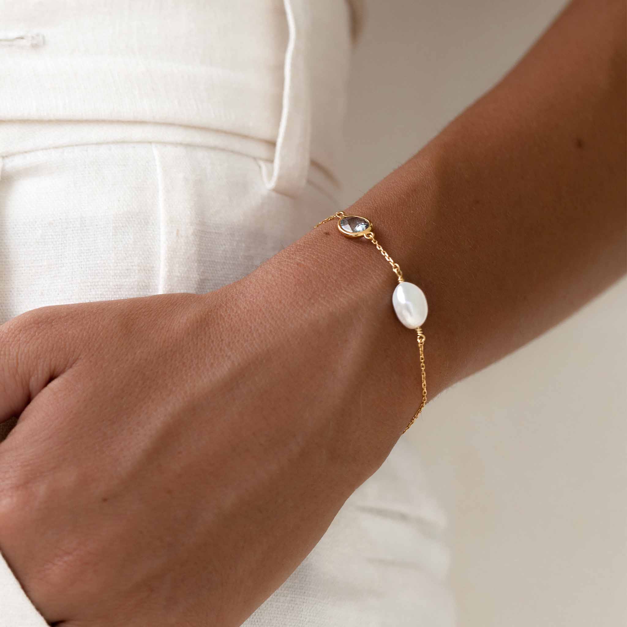 Pearl Bracelet - Eli | Linjer Jewelry