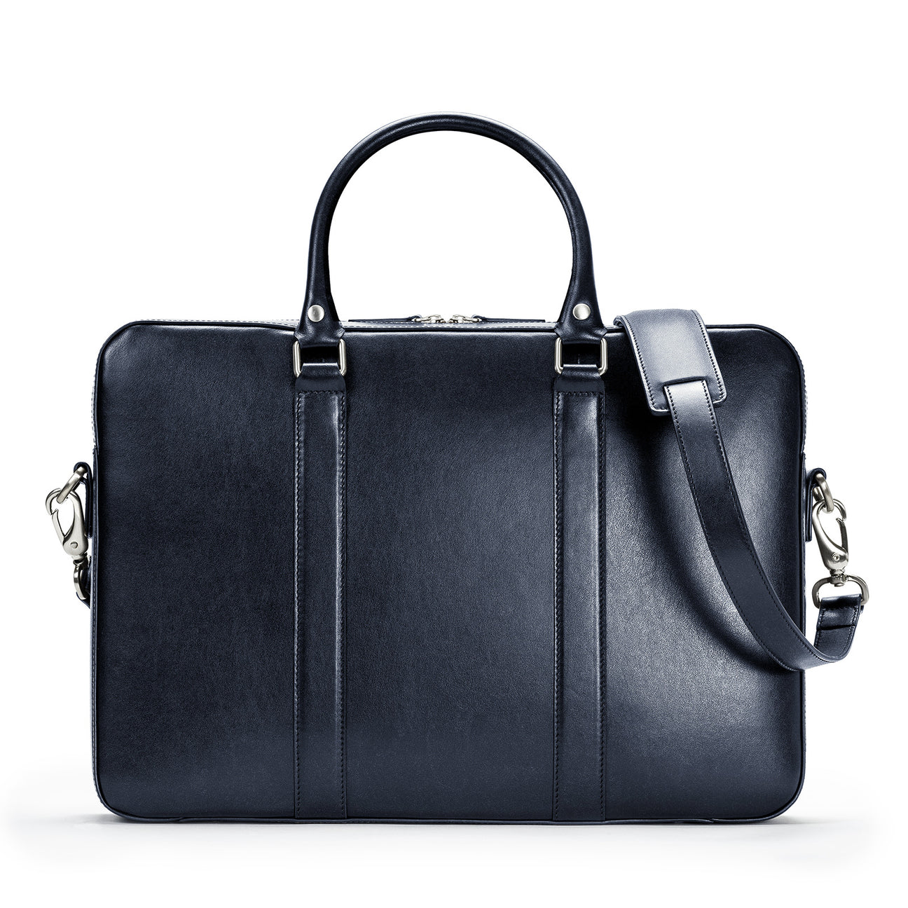 バッグ navy co Manhattan Leather Briefcase – Maverick & Co.
