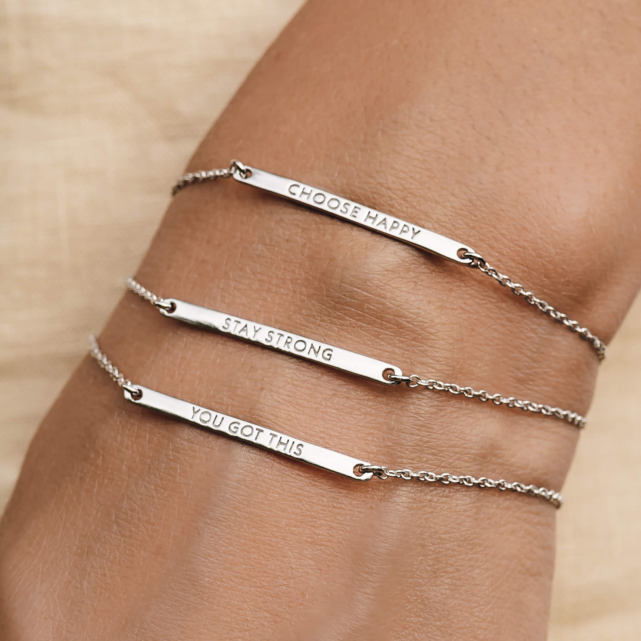 Hidden Message Bracelet for husband-Inspirational Sterling Silver Cuff -  Nadin Art Design - Personalized Jewelry
