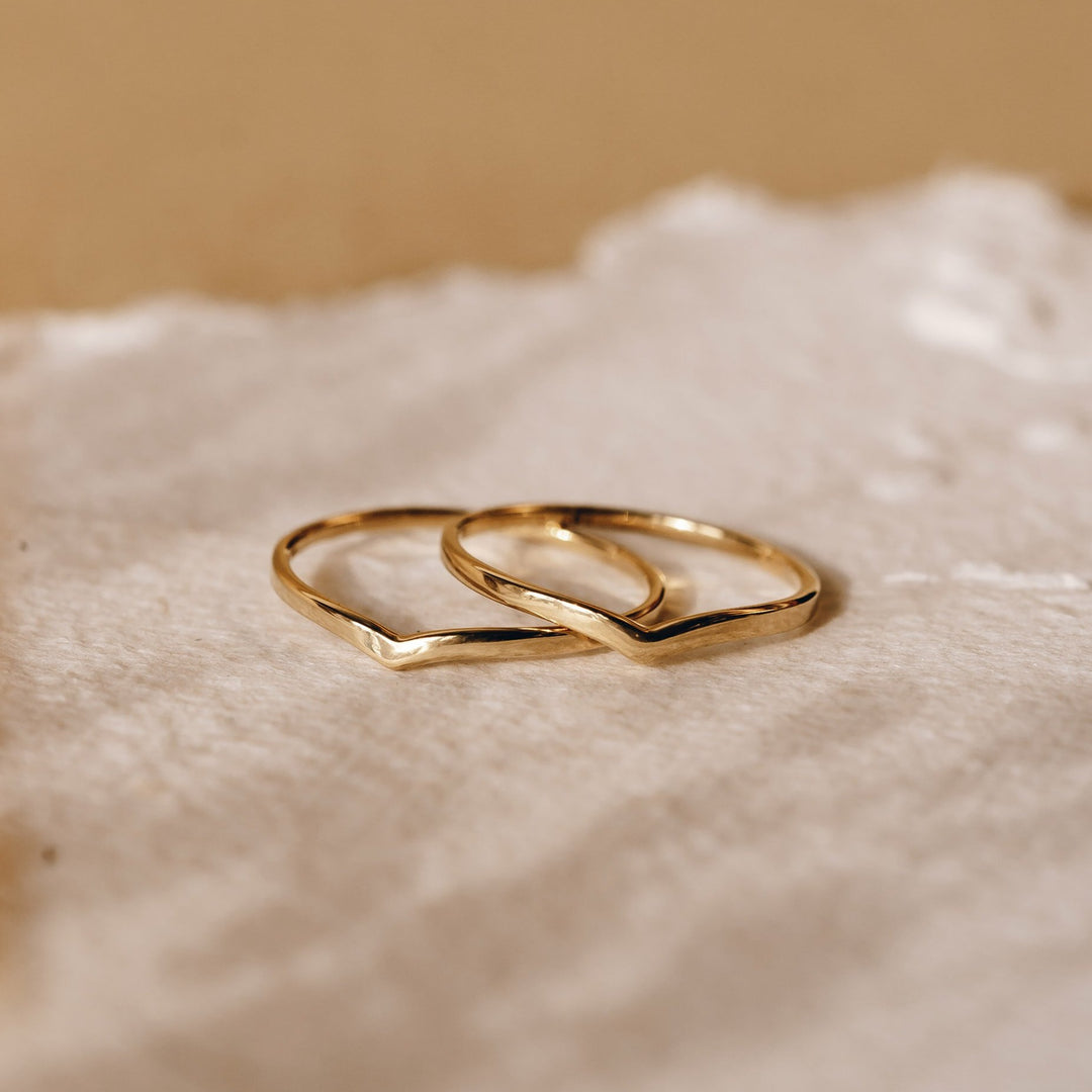 V Ring - Nora | Linjer Jewelry