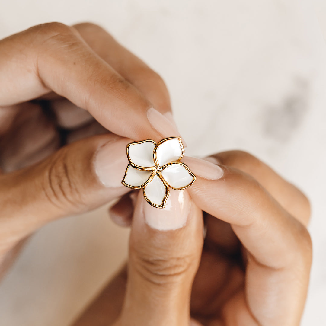 Flower Ring - Plumeria | Linjer Jewelry