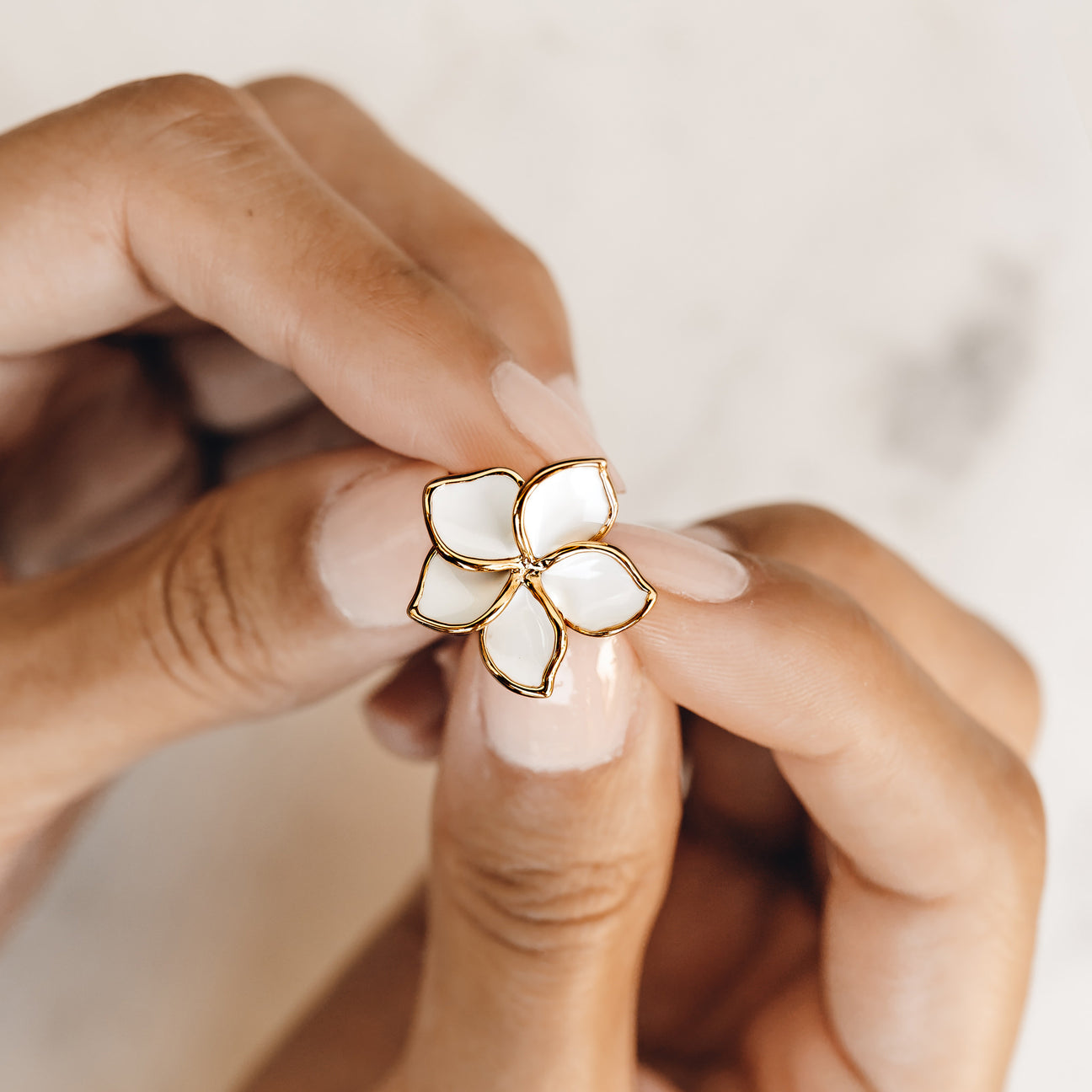 Flower Ring - Plumeria | Linjer Jewelry