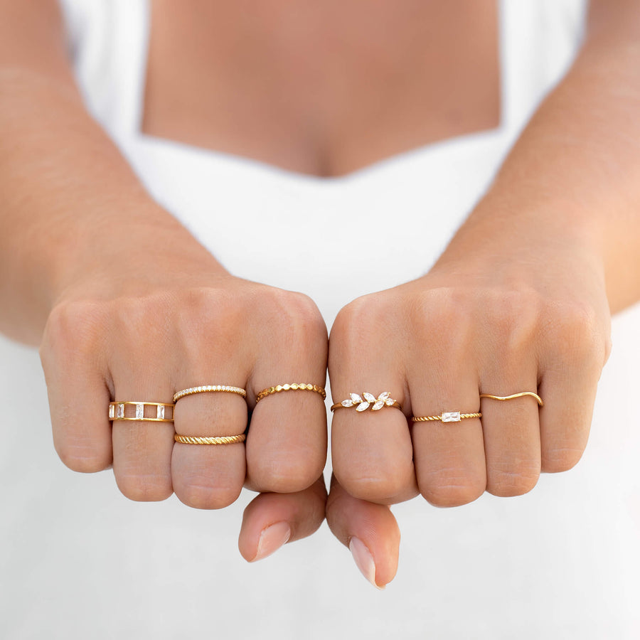 Organic Ring Silver - Runa | Linjer Jewelry