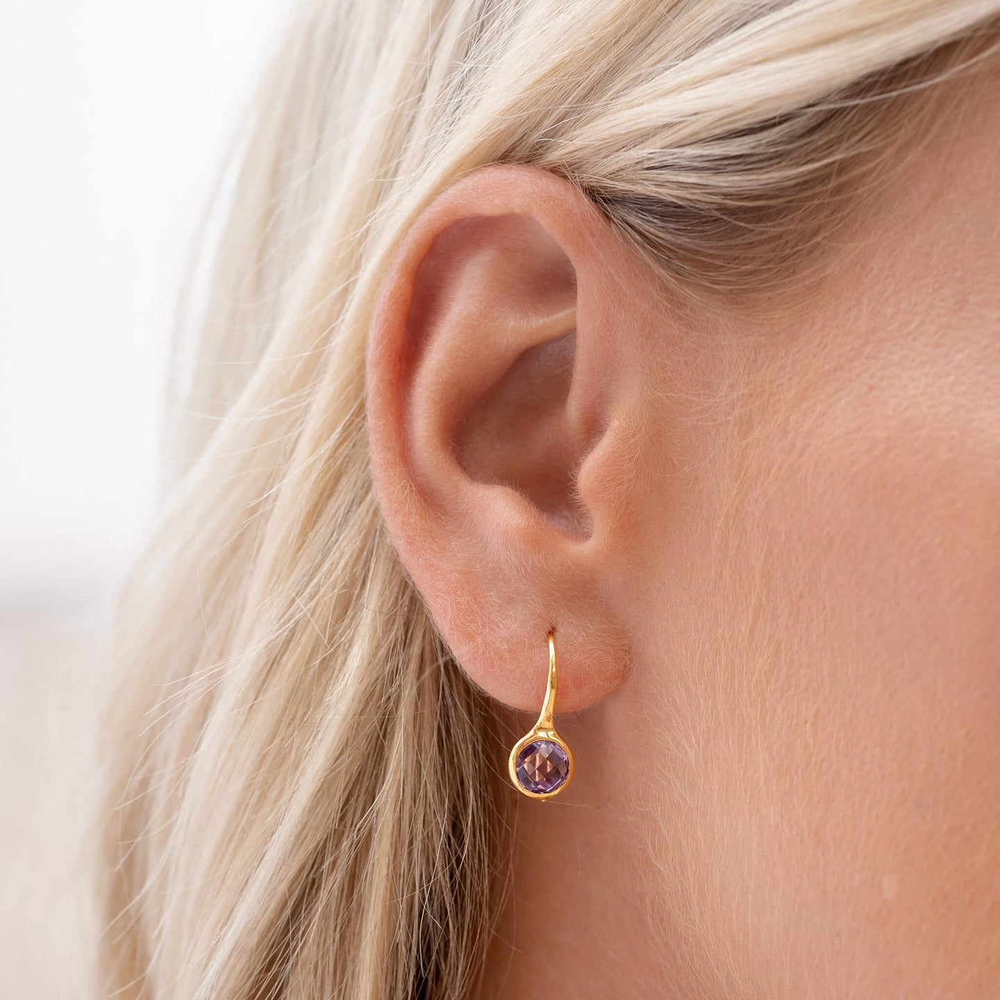 Amethyst Earrings - Sigrid