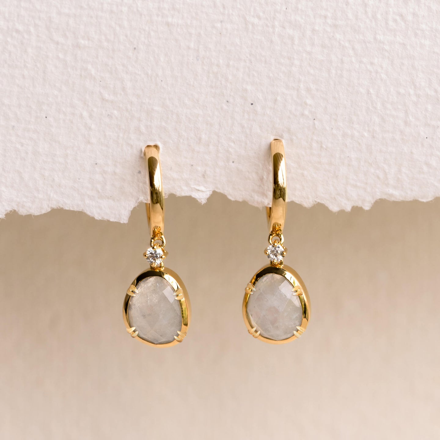 Rainbow Moonstone Earrings Victoria Linjer Jewelry
