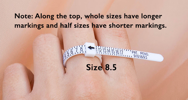 ring sizer tool measure finger