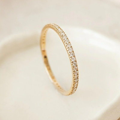 Different karats of gold - Diamond Eternity Ring